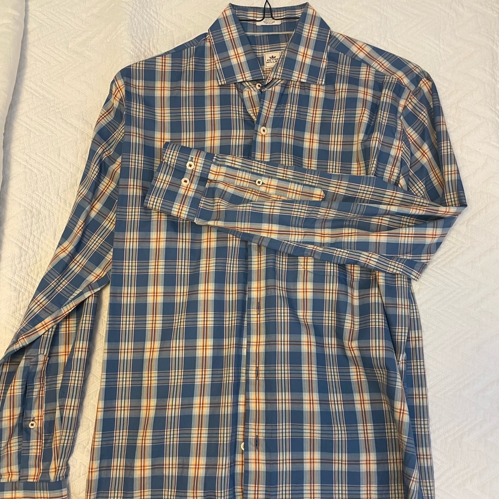 Peter Millar casual button down dress shirt